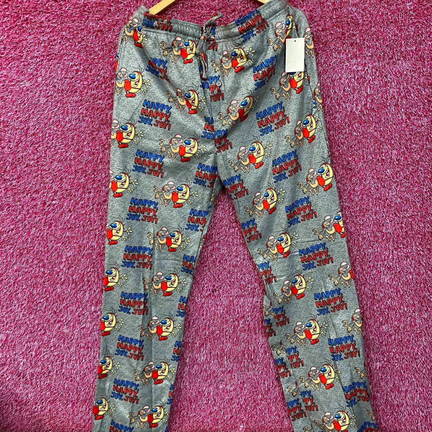Ren & Stimpy Happy Happy Joy, Joy Graphic Lounge Pants XXL