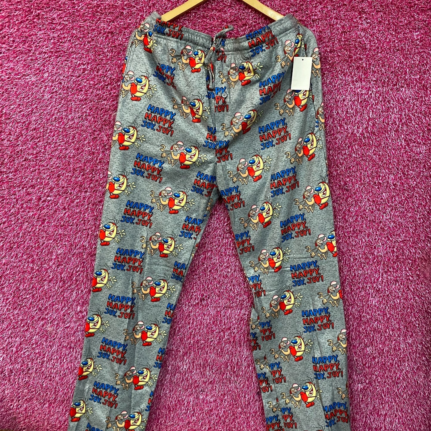 Ren & Stimpy Happy Happy Joy, Joy Graphic Lounge Pants XXL