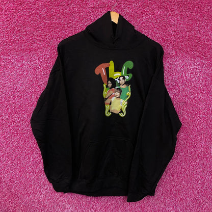 TLC Ohhh On the TLC Tip Airbrush Urban Pop Group Hoodie L