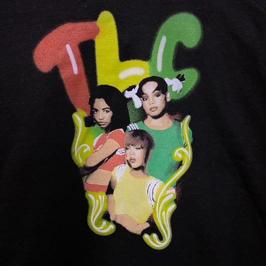 TLC Ohhh On the TLC Tip Airbrush Urban Pop Group Hoodie L