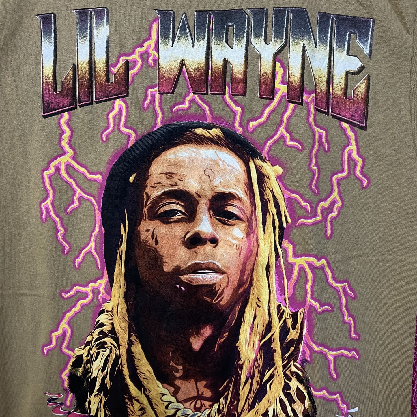 Reason Lil Wayne A Milli Lightning Brown T-Shirt medium Medium