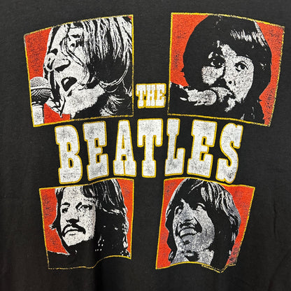 The Beatles Let It Bee Black Distressed Tshirt size Medium