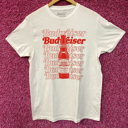 Budweiser Beer Graphic Design Promo T-Shirt Medium