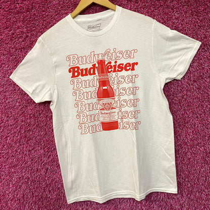 Budweiser Beer Graphic Design Promo T-Shirt Medium