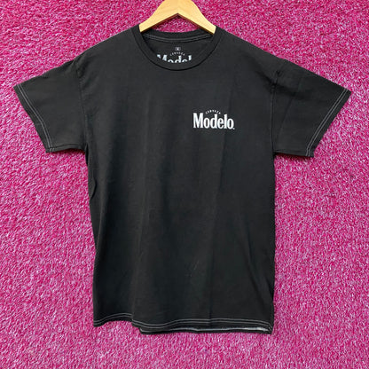 Modelo Especial Cinco de Mayo Art Beer Promo Graphic T-Shirt Medium