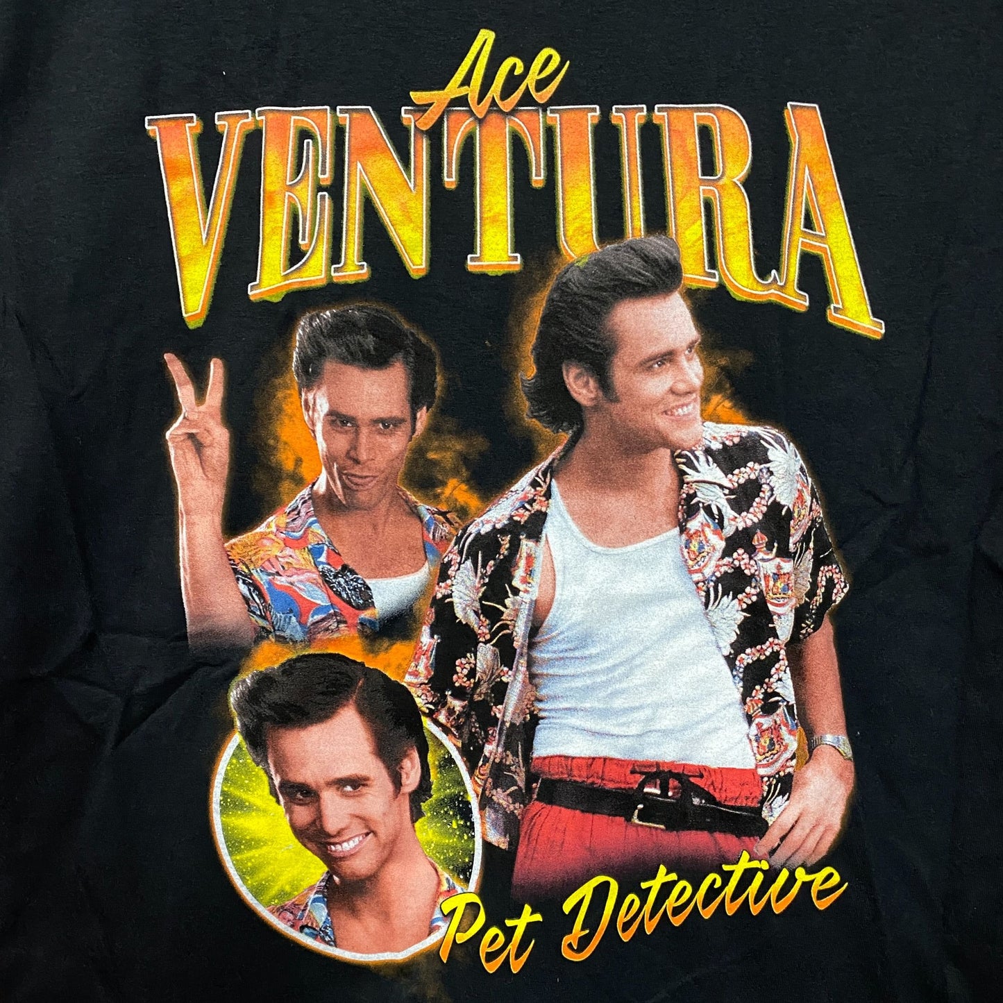 Ace Ventura Pet Detective Movie Graphic T-Shirt Medium