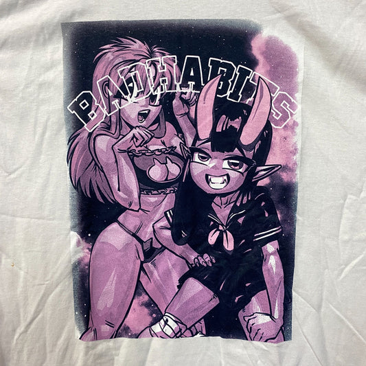 Bad Habit Devil School Girl Waifu Anime T-Shirt Large