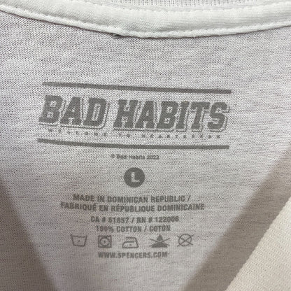 Bad Habit Devil School Girl Waifu Anime T-Shirt Large