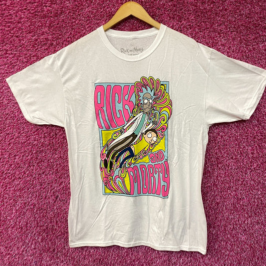 Adult Swim Rick & Morty Acid Trip size Large