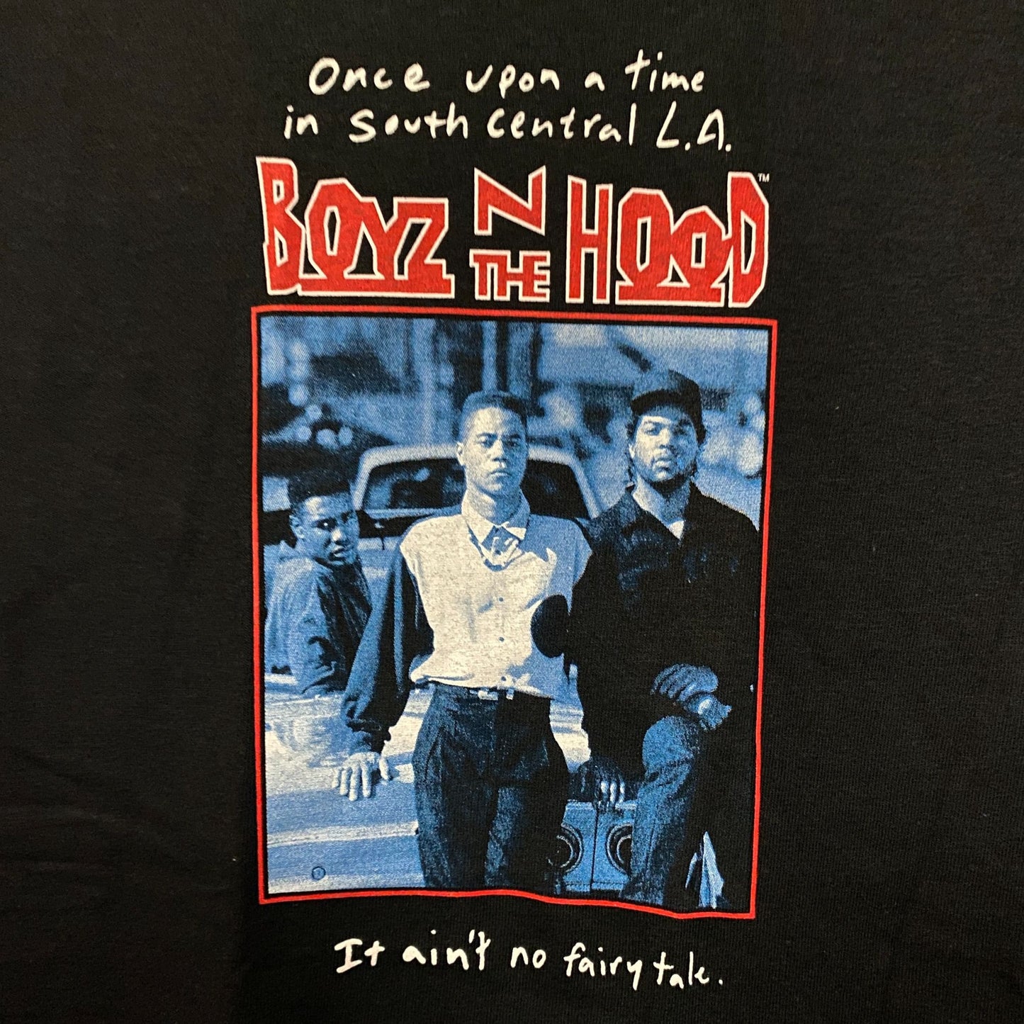 Boyz In The Hood It Ain't No Fairytale Movie Poster T-Shirt Small