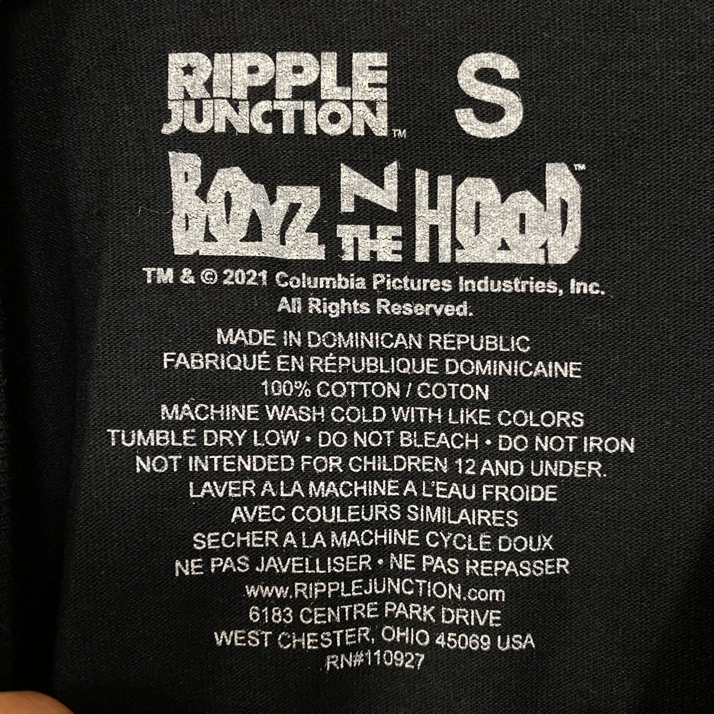 Boyz In The Hood It Ain't No Fairytale Movie Poster T-Shirt Small