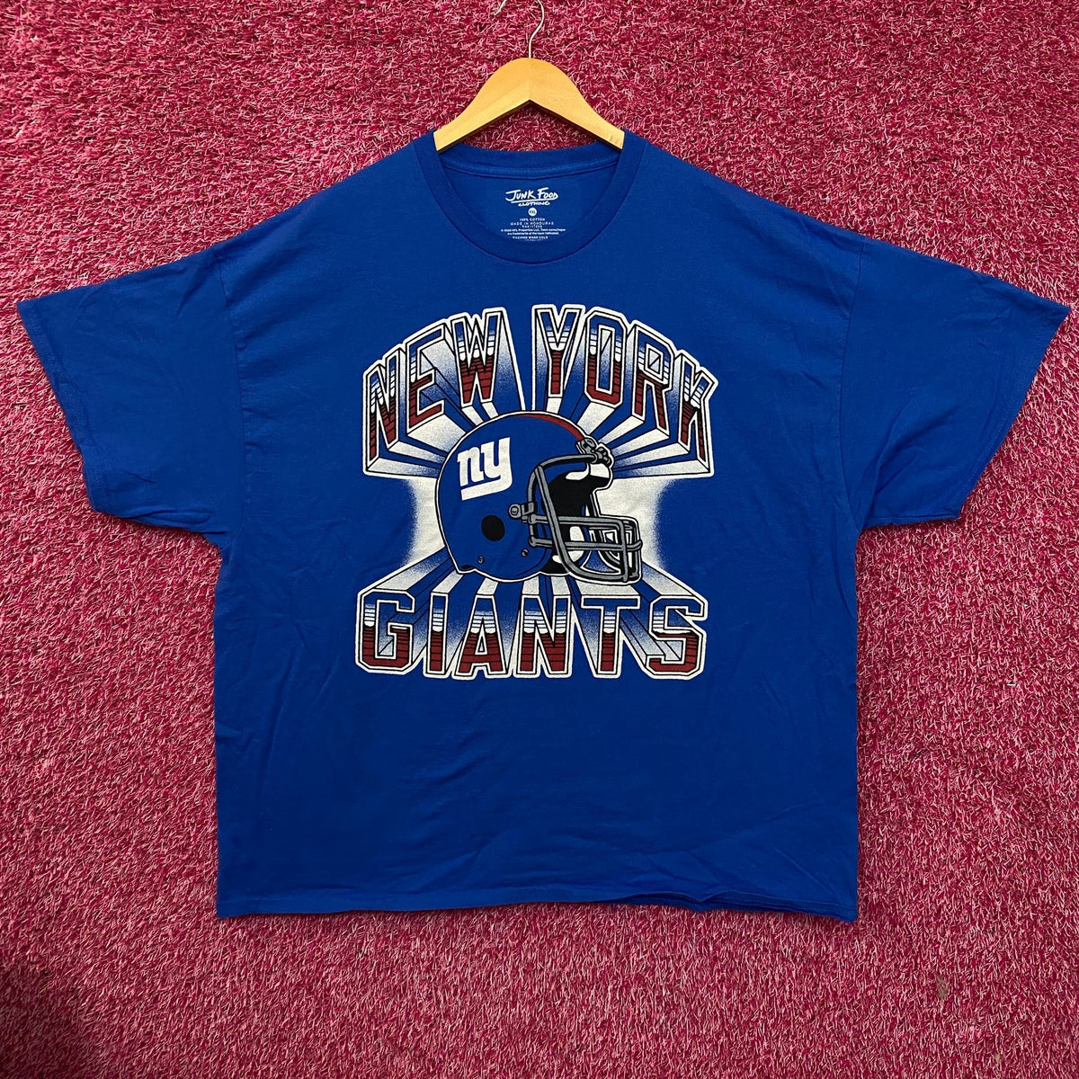 Junk Food New York Giants 90's Style Tshirt size 2XL