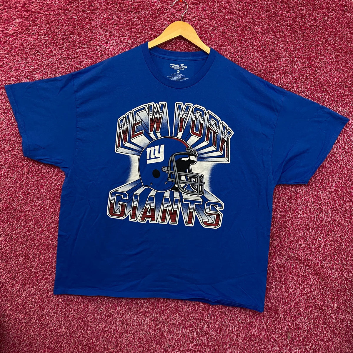 Junk Food New York Giants 90's Style Tshirt size 2XL