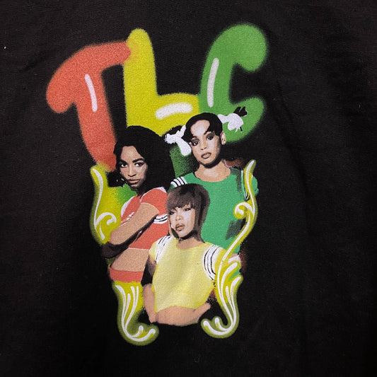 TLC Ohhh On the TLC Tip Airbrush Urban Pop Group Hoodie M