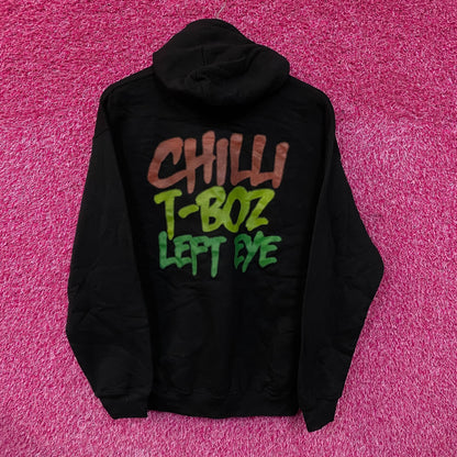 TLC Ohhh On the TLC Tip Airbrush Urban Pop Group Hoodie M