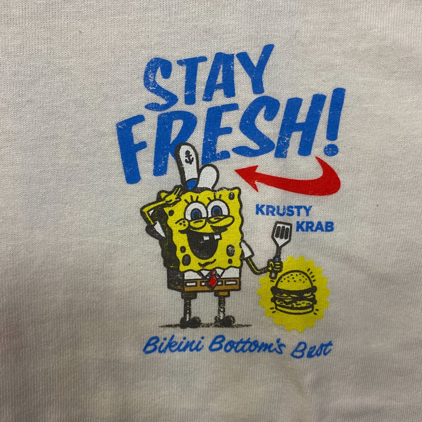 Nickelodeon SpongeBob SquarePants Krabby Patty Graphic T-Shirt Large