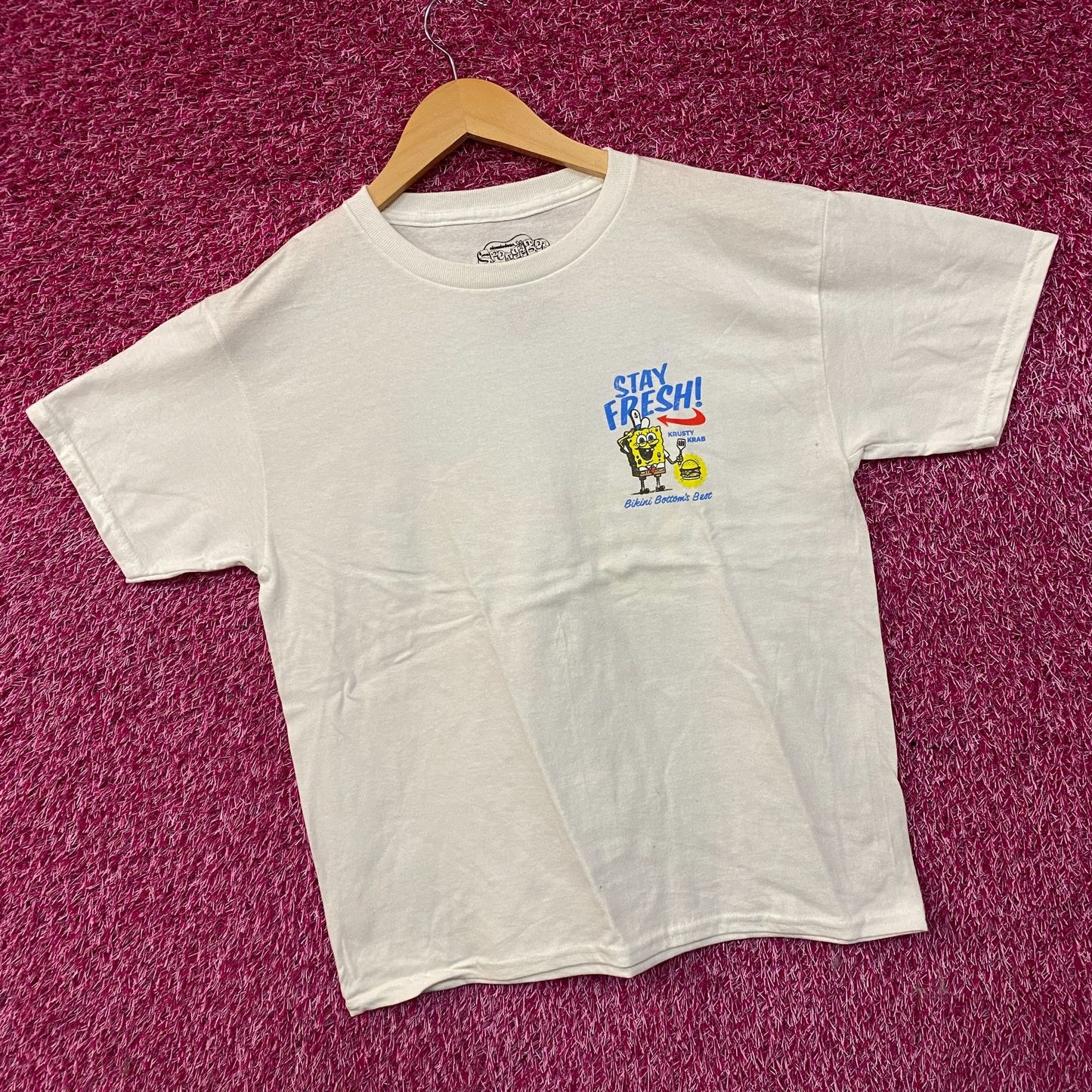 Nickelodeon SpongeBob SquarePants Krabby Patty Graphic T-Shirt Large