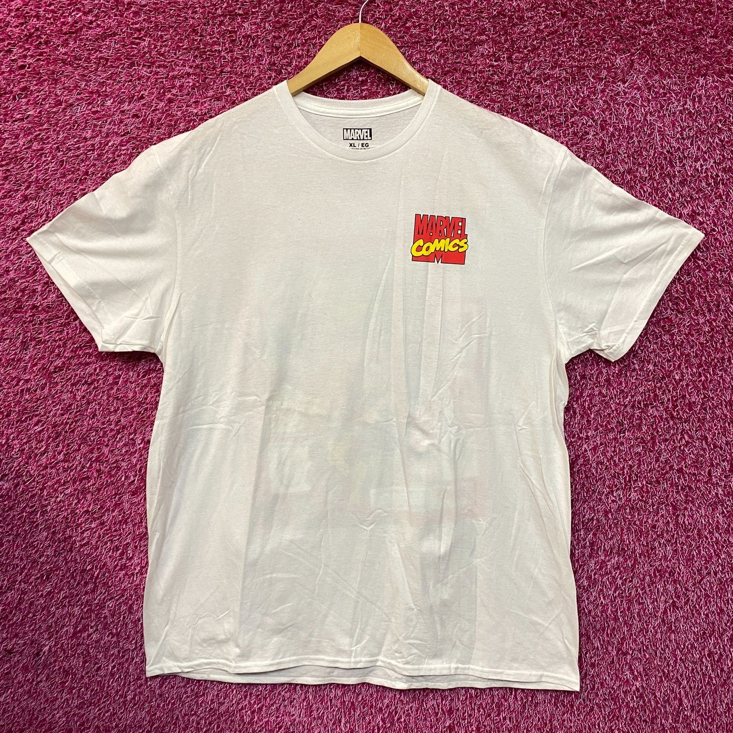 Marvel Comics Avengers White T-Shirt XL