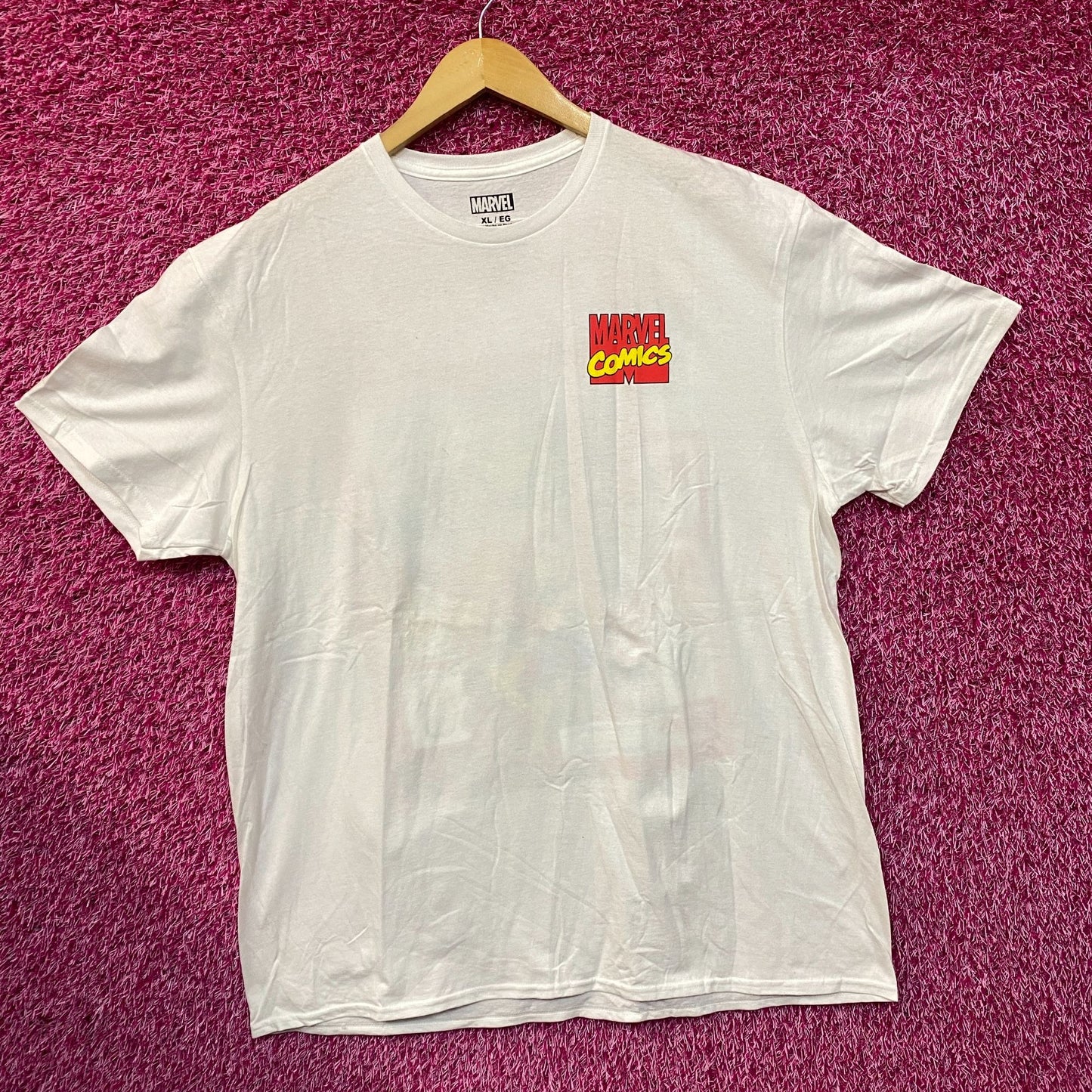 Marvel Comics Avengers White T-Shirt XL