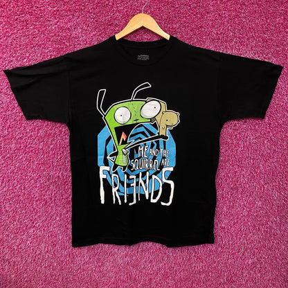 Invader Zim GIR & Squirrel Friends T-Shirt XL