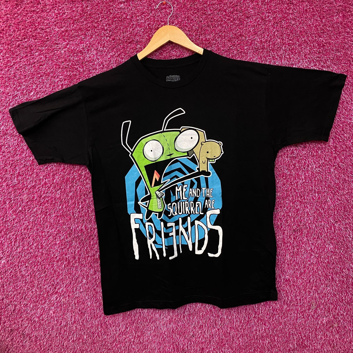 Invader Zim GIR & Squirrel Friends T-Shirt XL