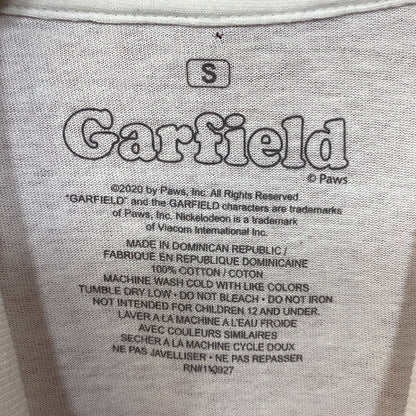 Garfield Pirate and Parrot Graphic Design T-Shirt Small