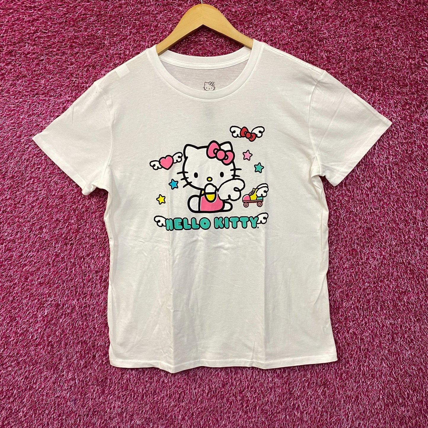 Sanrio Hello Kitty Angel Wings Graphic T-Shirt Small
