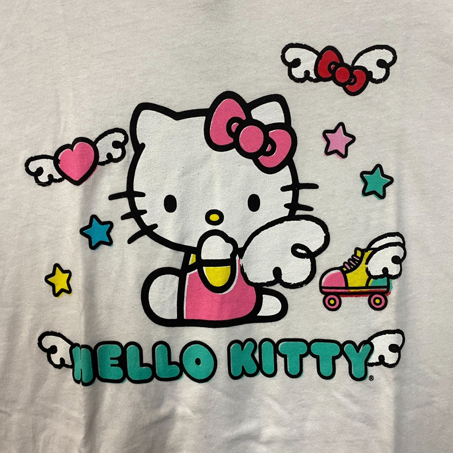 Sanrio Hello Kitty Angel Wings Graphic T-Shirt Small
