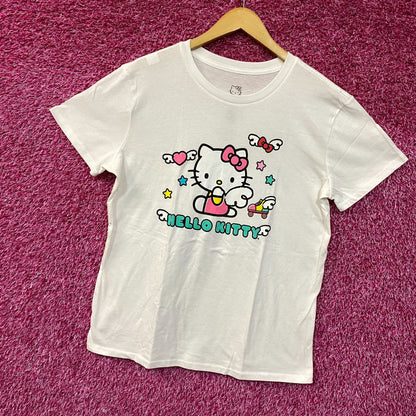 Sanrio Hello Kitty Angel Wings Graphic T-Shirt Small