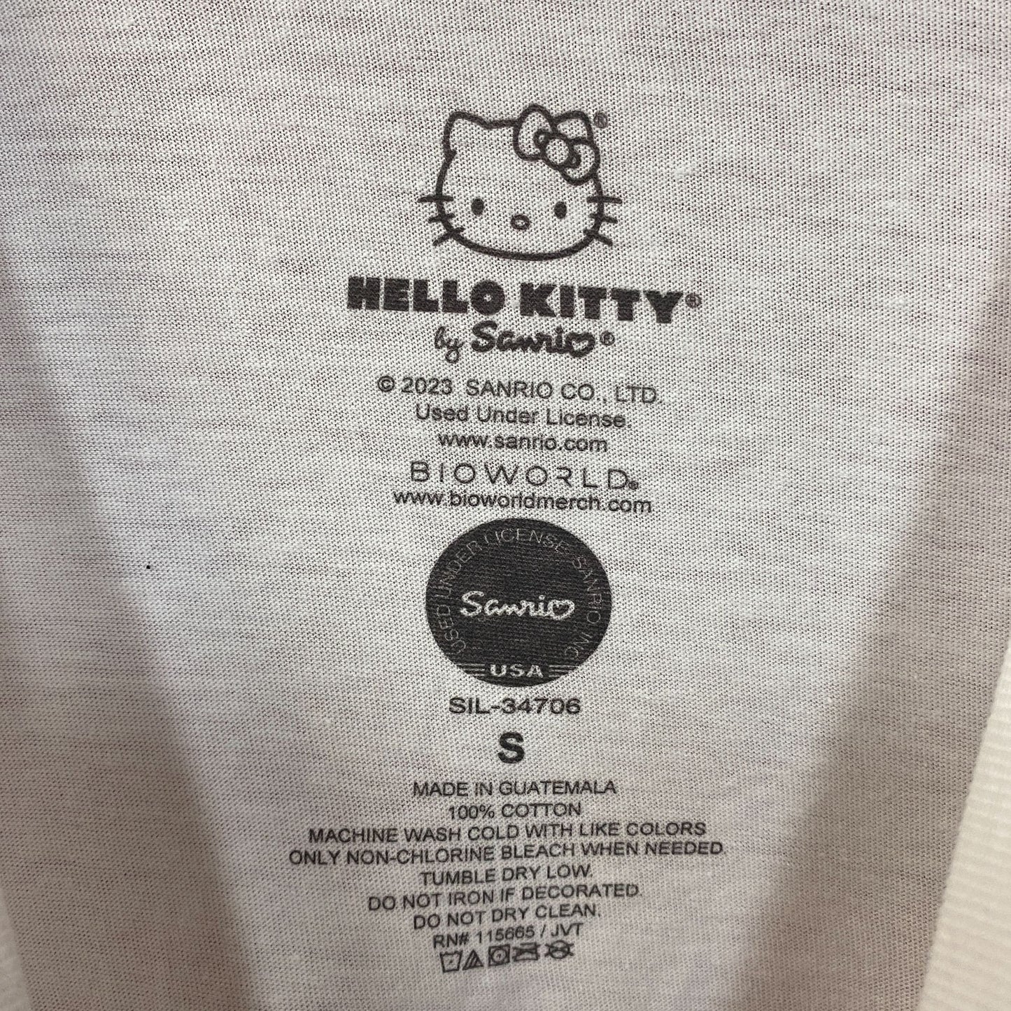 Sanrio Hello Kitty Angel Wings Graphic T-Shirt Small