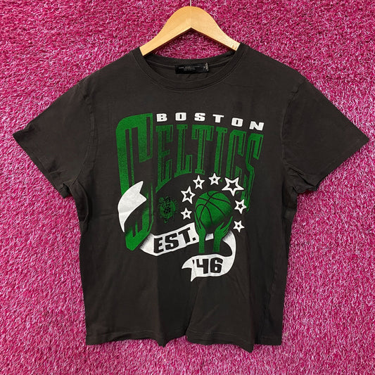Junk Food Clothing Women's NBA Boston Celtics Banner Vintage StyleTee Medium
