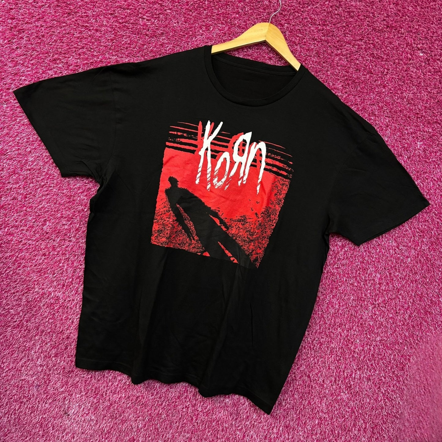 Korn Self-titled Album Cover Art Nu Metal Rock Band Tee 3XL