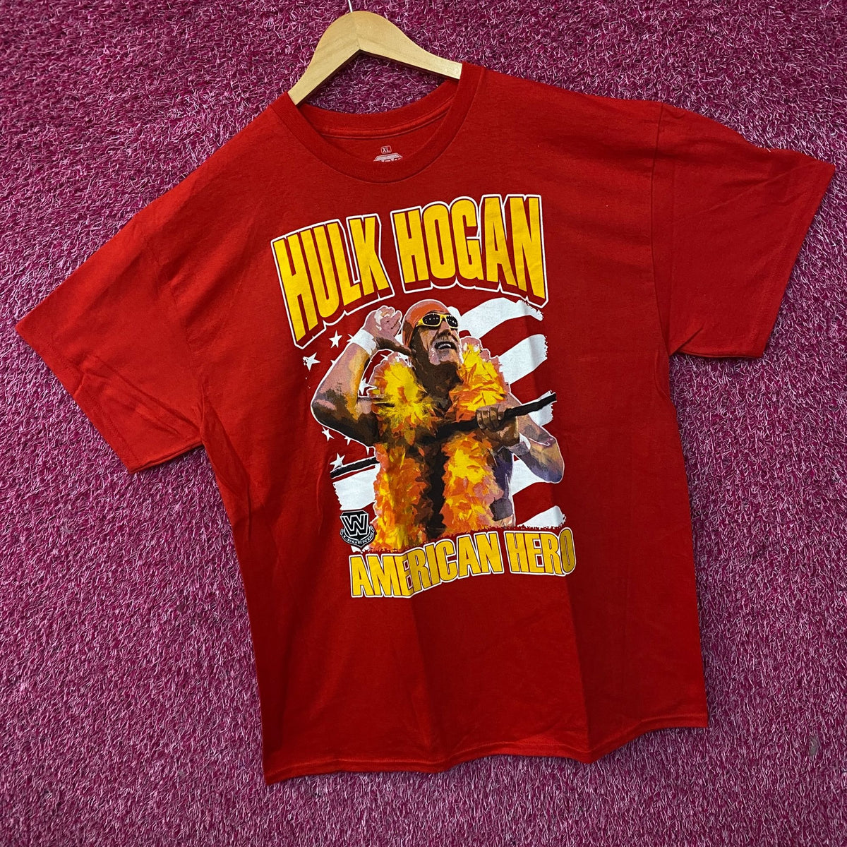 WWE Hulk Hogan "American Hero" Graphic T-Shirt XL
