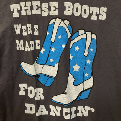 Junk Food These Boots Were Made For Dancin' Easy Graphic Women's Tee Medium