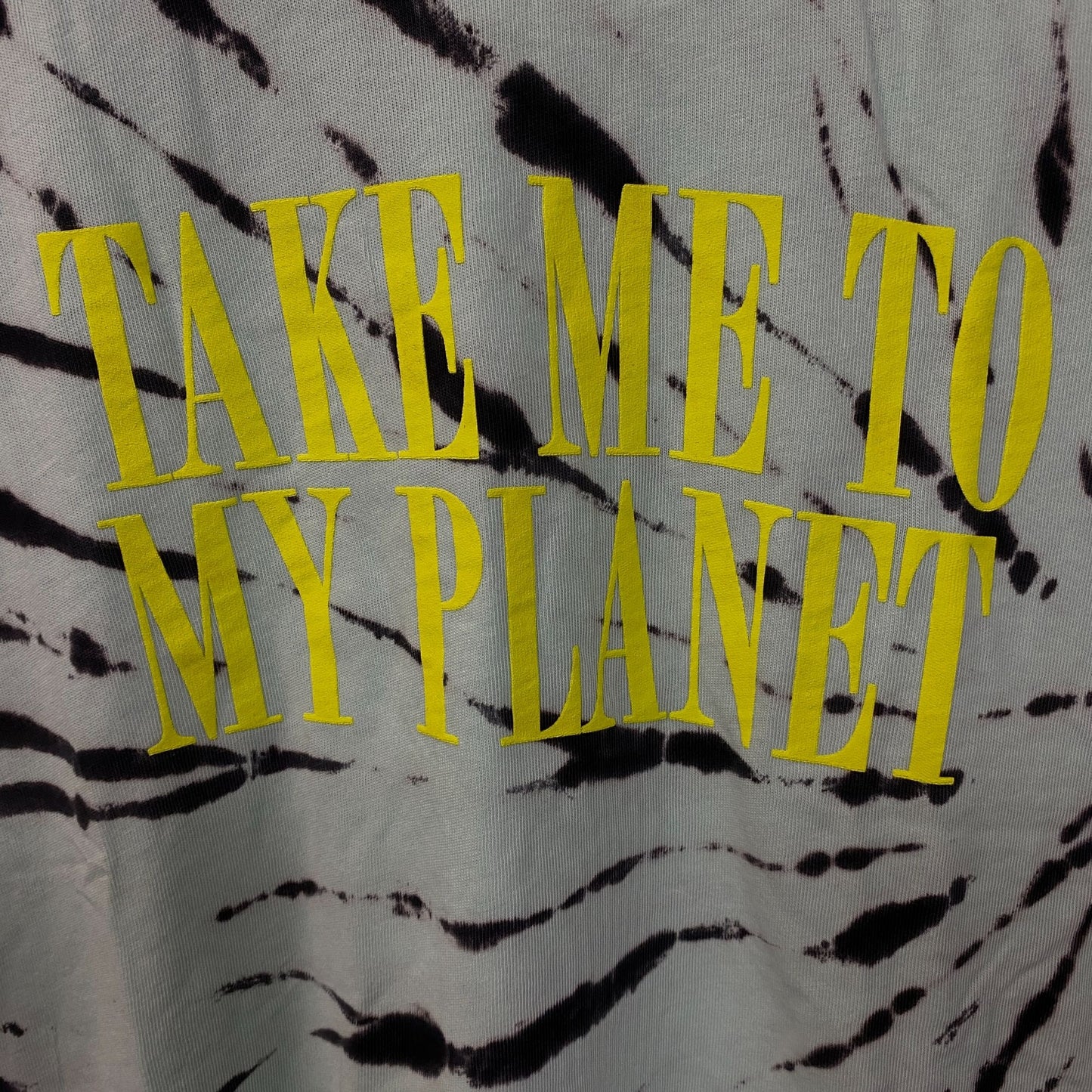Junk Food Clothing Take Me To My Planet Tie-Dye Graphic Tee Medium