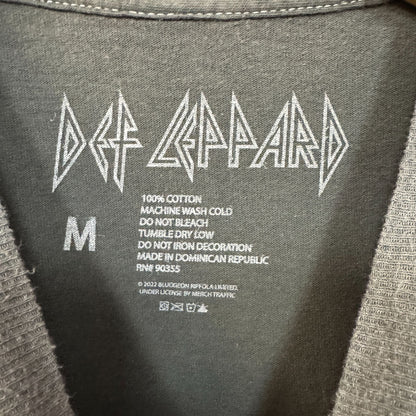 Def Leppard Animal Neon Jungle Cat Heavy Metal Band Tee M