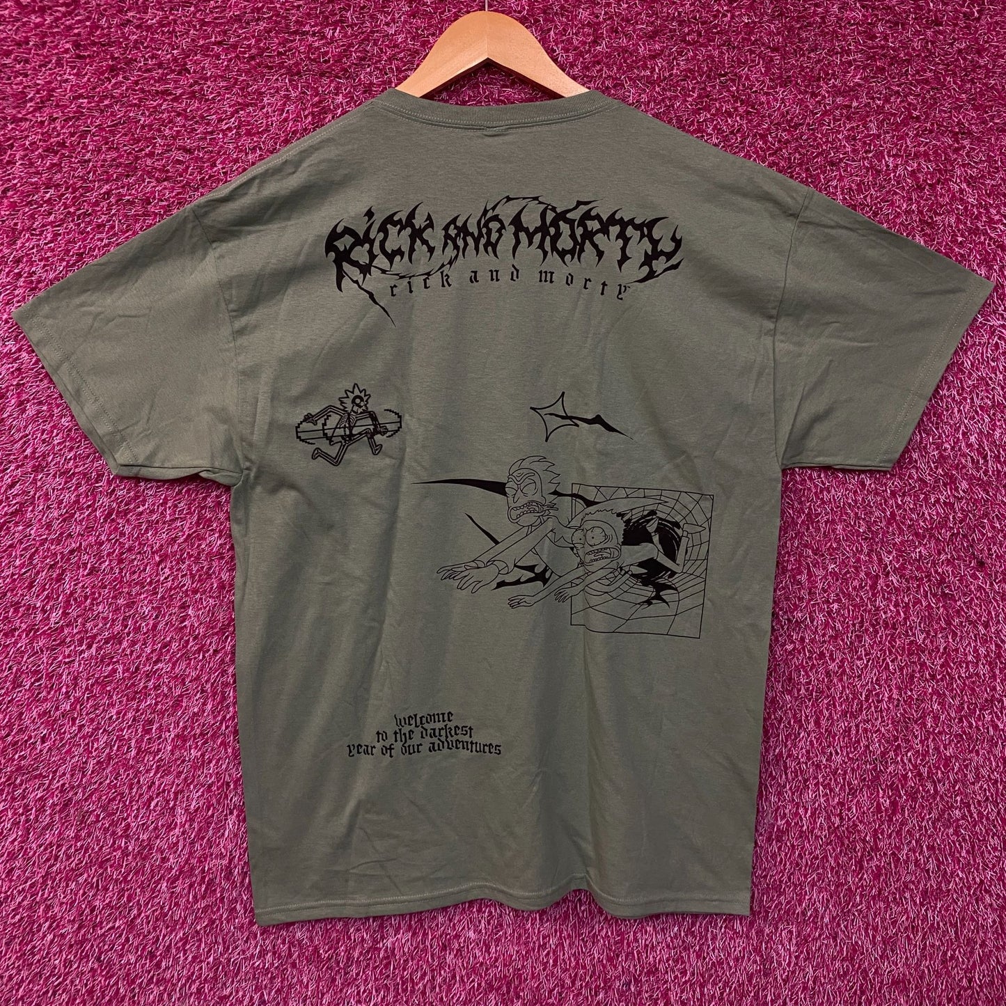 Rick and Morty Adult Swim Graphic T-Shirt Large