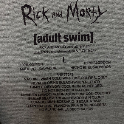 Rick and Morty Adult Swim Graphic T-Shirt Large