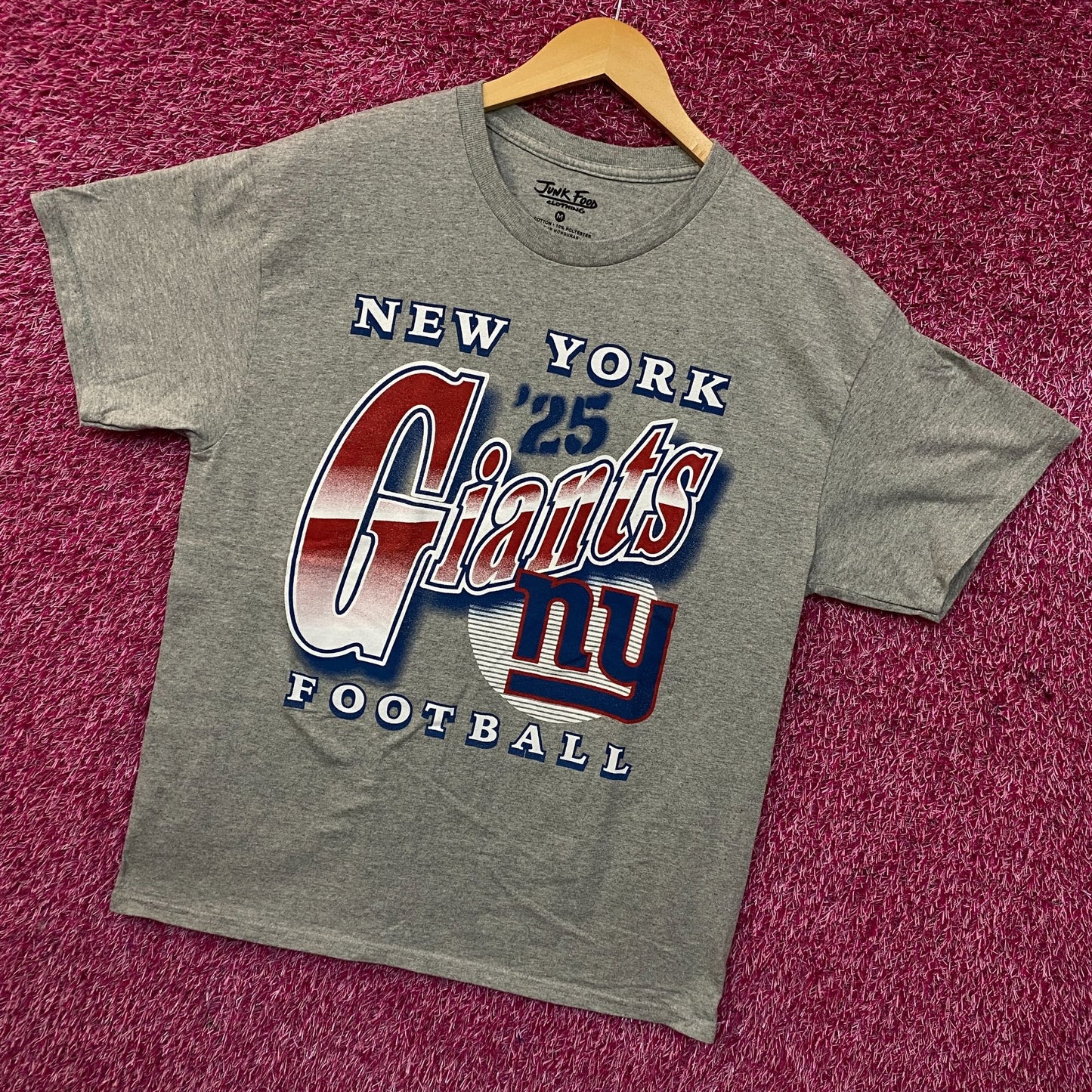 Junk Food Clothing New York Giants Bootleg Flea Market Tee Medium