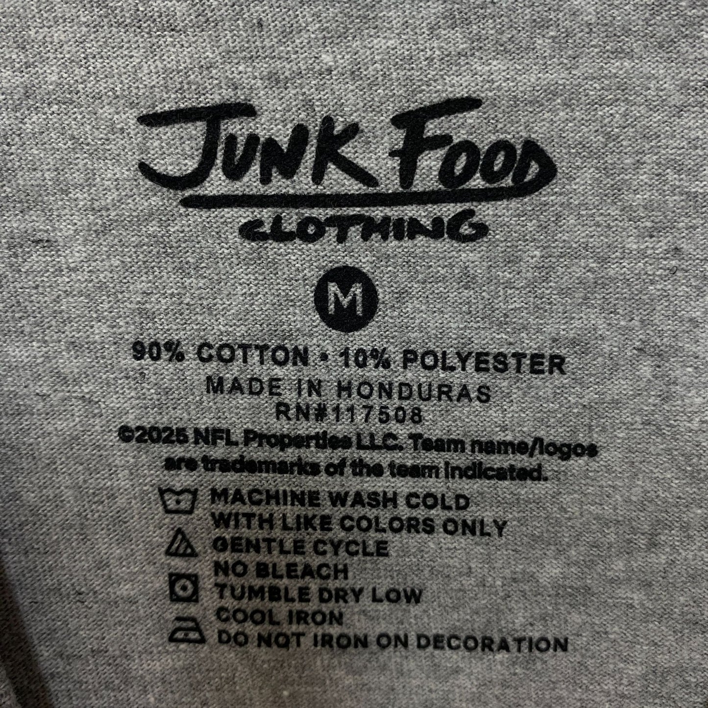 Junk Food Clothing New York Giants Bootleg Flea Market Tee Medium