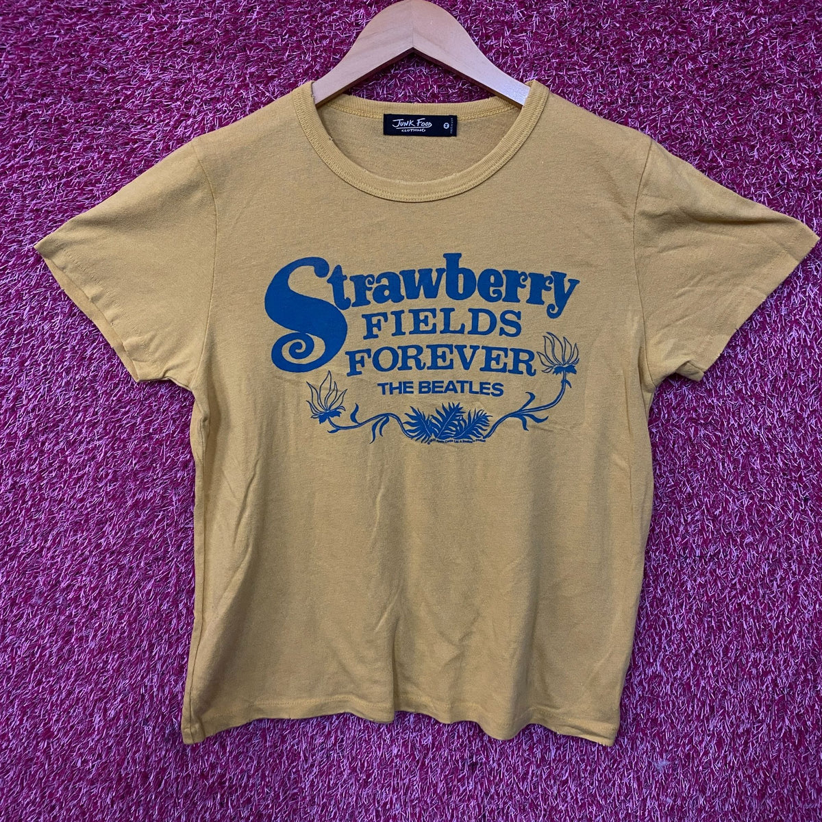 The Beatles Strawberry Fields Forever Women's Original T-Shirt Medium