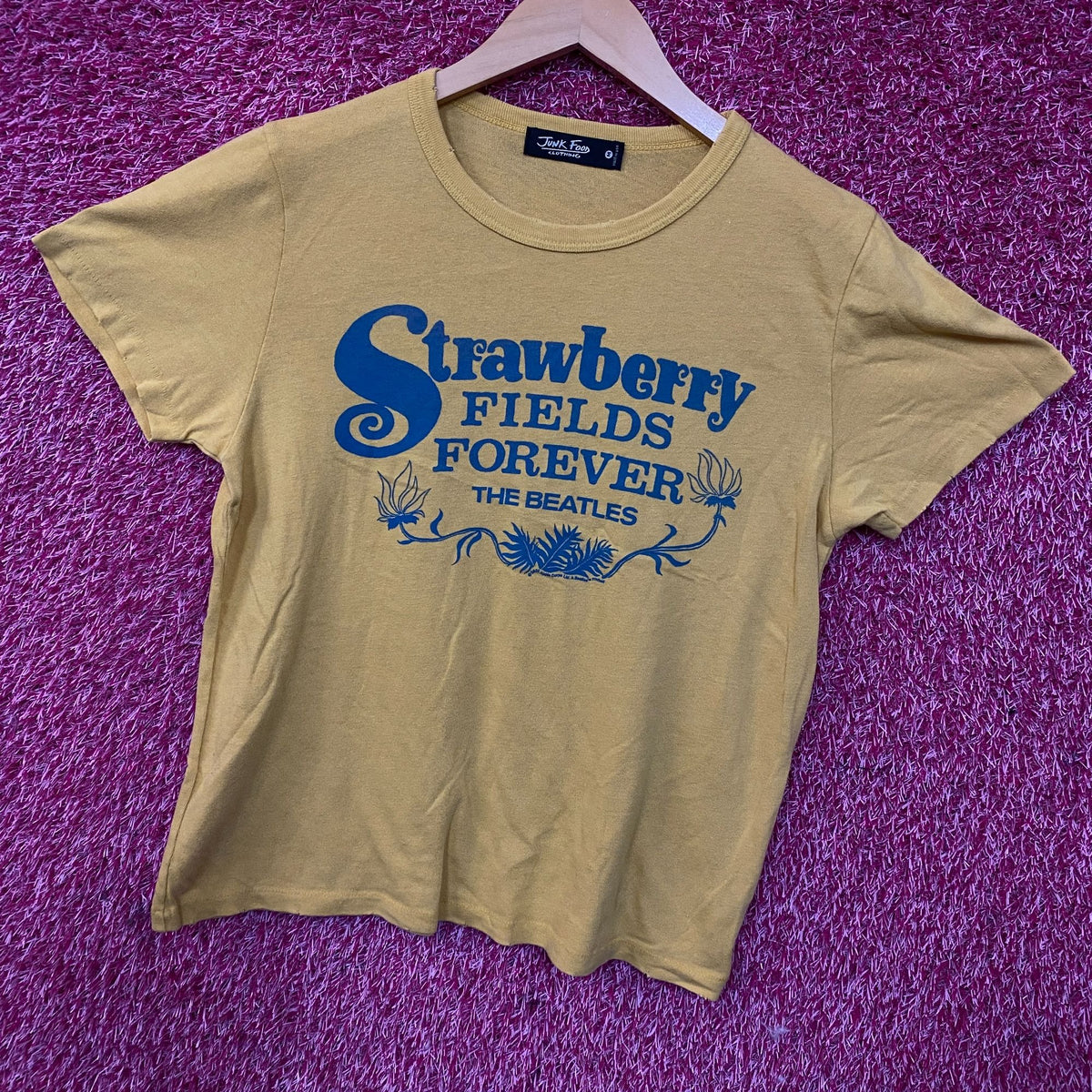 The Beatles Strawberry Fields Forever Women's Original T-Shirt Medium