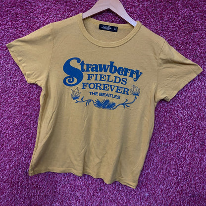 The Beatles Strawberry Fields Forever Women's Original T-Shirt Medium