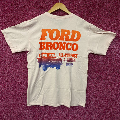 Junk Food Ford Bronco 4-Wheel-Drive Pink Graphic T-Shirt Small