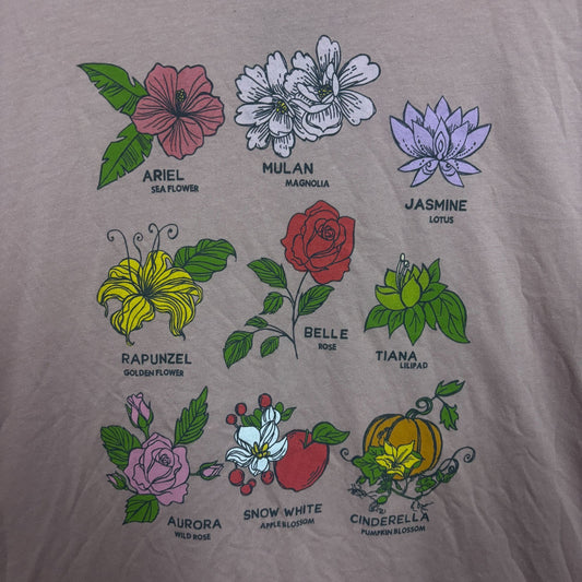 Disney Princess Flower women’s plus size T-shirt 5