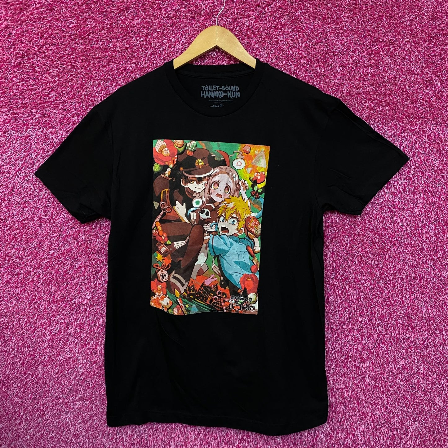 Toilet-Bound Hannako-Kun Manga Cover Poster Anime Tee L