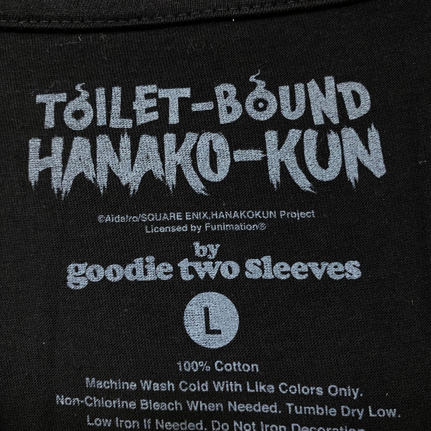 Toilet-Bound Hannako-Kun Manga Cover Poster Anime Tee L