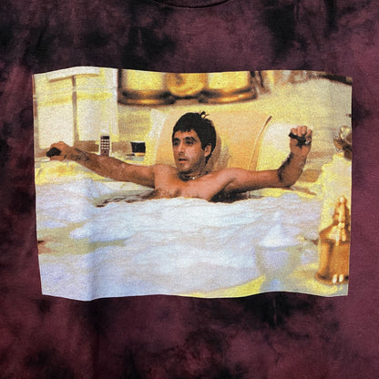 Scarface Tony Montana Film Promo Tie Dye Tshirt size XL