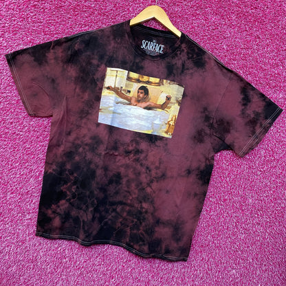 Scarface Tony Montana Film Promo Tie Dye Tshirt size XL