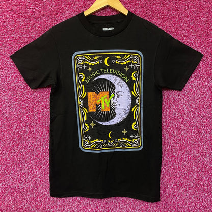 MTV Music Television Tarot Card Crescent Moon T-Shirt Small